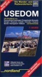Usedom mit Ortsplänen von Peenemünde, Karlshagen, Trassenheide, Zinnowitz, Zempin, Koserow, Loddin, Ückeritz, Usedom, Bansin, He