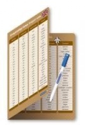 Unregelmäßige Verben / irregular Verbs - Zeitformen - 1 Doppelfeld mit Stift