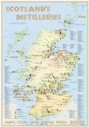 Whisky Distilleries Scotland - Poster 42x60cm - Standard Edition