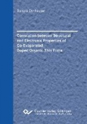 Correlation between Structural and Electronic Properties of Co-Evaporated Doped Organic Thin Films