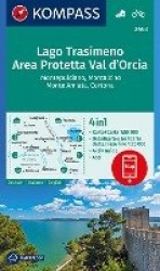 KOMPASS Wanderkarte 2463 Lago Trasimeno, Area Protetta Val d'Orcia, Montepulciano, Montalcino, Monte Amiata, Cortona 1:50.000