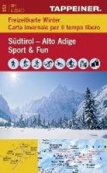 Freizeitkarte Südtirol - Sport&Spaß im Winter 1:125 000