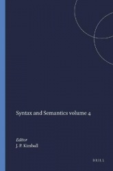 Syntax and Semantics volume 4