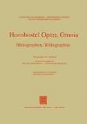 Hornbostel Opera Omnia - Bibliographien / Bibliographies