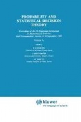 Probability and Statistical Decision Theory