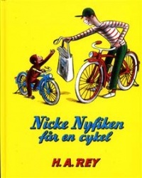 Nicke Nyfiken får en cykel