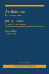 Ärvdabalken : en kommentar  Del I (1-17 kap.)  Arv och testamente