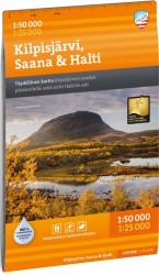 Kilpisjärvi, Saana ja Halti 1:50 000/1:25 000 (taitettu kartta)