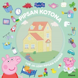 Pipsa Possu. Pipsan kotona — Lue ja leiki Pipsan kanssa (sis. puisia leluhahmoja)