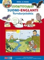 Miina ja Manu - Luontosanat - suomi-englanti tarraharjoituksia