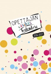 Opettajan värikäs kalenteri 2026-2027 (pehmeäkantinen)