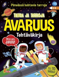 Tietoa ja tarroja, avaruus (täytettävä kirja) : tehtäväkrija