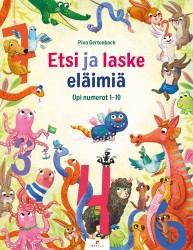 Etsi ja laske eläimiä. Opi numerot 1-10