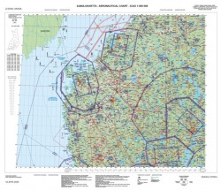 Vaasa ilmailukartta ANC 2103a, 16 apr 2026 : aeronautical chart ICAO 1:500 000