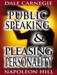 Public Speaking by Dale Carnegie (the author of How to Win Friends & Influence People) & Pleasing Personality by Napoleon Hill (
