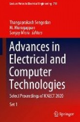 Advances in Electrical and Computer Technologies - Select Proceedings of ICAECT 2020