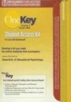 OneKey Blackboard, Student Access Kit, Essentials of Educational Psychology