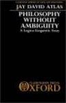 Philosophy without Ambiguity - A Logico-Linguistic Essay