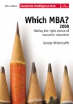 Which MBA - 2008