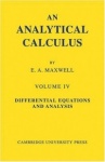 An Analytical Calculus: Volume 4: For School and University