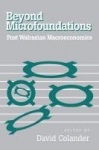 Beyond Microfoundations: Post Walrasian Economics