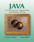 Java - A Framework for Programming and Problem Solving