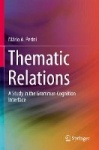 Thematic Relations - A Study in the Grammar-Cognition Interface