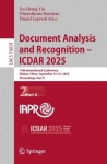 Document Analysis and Recognition – ICDAR 2025 : 19th International Conference, Wuhan, China, September 16–21, 2025,