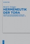 Hermeneutik der Tora - Studien zur Traditionsgeschichte von Prov 2 und zur Komposition von Prov 1-9