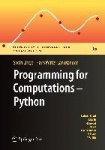 Programming for Computations - Python - A Gentle Introduction to Numerical Simulations with Python