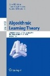 Algorithmic Learning Theory - 27th International Conference, ALT 2016, Bari, Italy, October 19-21, 2016, Proceedings