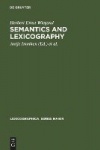 Semantics and Lexicography - Selected Studies (1976-1996)