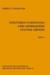 Finiteness Conditions and Generalized Soluble Groups : Part 1