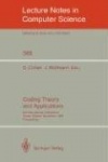 Coding Theory and Applications - 2nd International Colloquium, Cachan-Paris, France, November 24-26, 1986. Proceedings