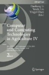 Computer and Computing Technologies in Agriculture IV : 4th IFIP TC 12 Conference, CCTA 2010, Nanchang, China, October