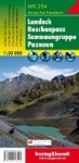 Landeck - Reschenpass - Samnaungruppe - Paznaun. 1 : 50.000