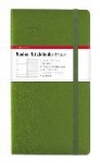 Wochen Notizkalender Lime 2018 - Taschenplaner / Taschenkalender, 18 Monate, groß