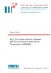 Al2O3 Thin Films: Relation between Structural Evolution, Mechanical Properties, and Stability