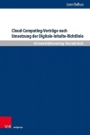 Cloud-Computing-Vertrage Nach Umsetzung Der Digitale-Inhalte-Richtlinie