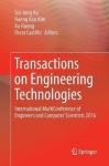 Transactions on Engineering Technologies : International MultiConference of Engineers and Computer Scientists 2016